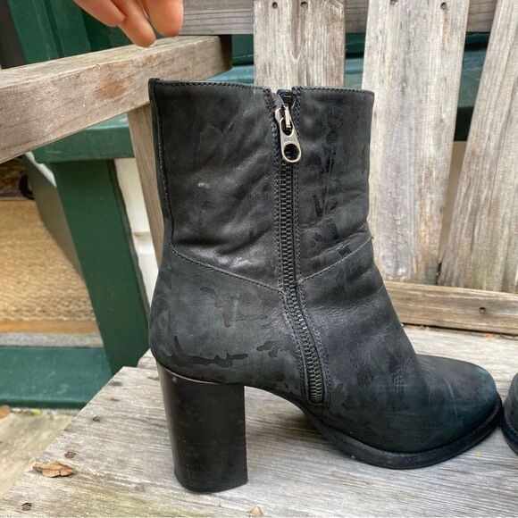 Ross & Snow RENATA shearling Lined Leather Made In Italy size 7 - Picture 4 of 12